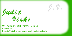 judit viski business card